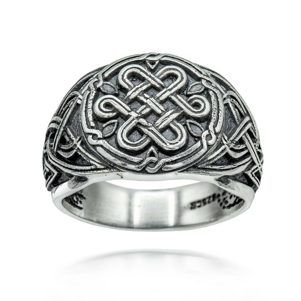 Men S Collection Men S Rings Celtic Claddagh Collection Factory   Celtic Love Knot  73243.original 